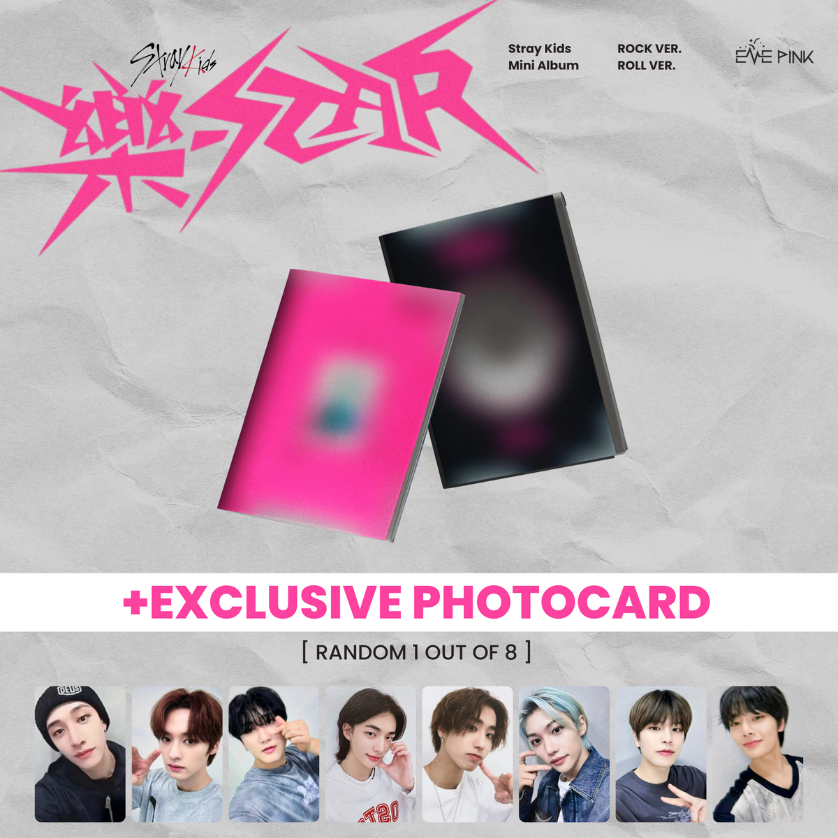 STRAY KIDS (스트레이 키즈) ALBUM - [ODDINARY] (REG VER.) (+ EXCLUSIVE PHOTOC –  EVE PINK K-POP