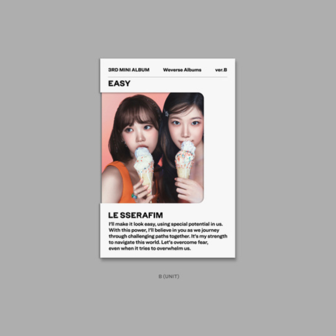 LE SSERAFIM (르세라핌) 3RD MINI ALBUM - [EASY] (WEVERSE ALBUMS VER.) – EVE ...