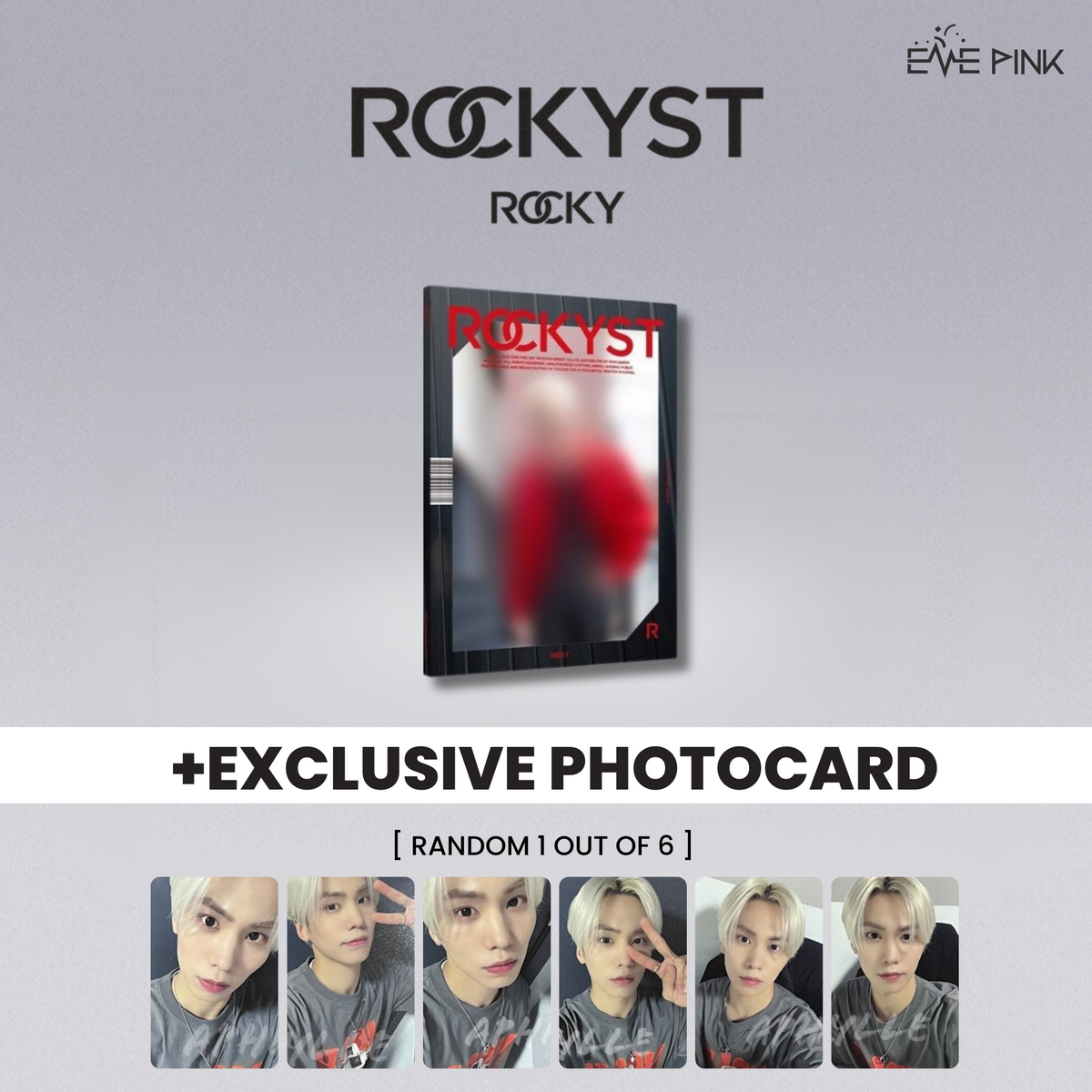 ROCKY (라키) 1ST MINI ALBUM - [ROCKYST] (+EXCLUSIVE PHOTOCARD)