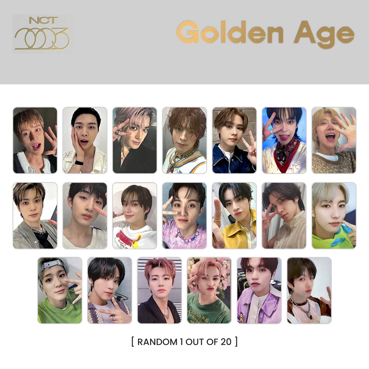 NCT (엔시티) ALBUM - [GOLDEN AGE] (Archiving Ver.) (+ EXCLUSIVE PHOTOCARD