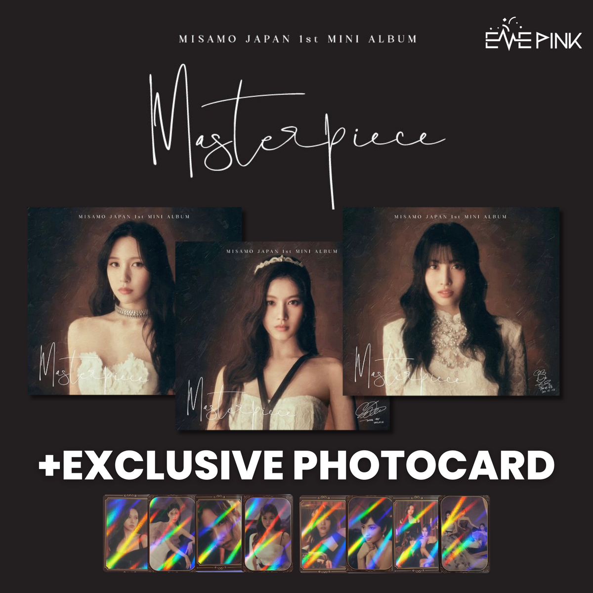 TWICE (MISAMO) JAPAN 1ST MINI ALBUM - [Masterpiece] (Limited Edition  +HOLOGRAM PHOTOCARD)