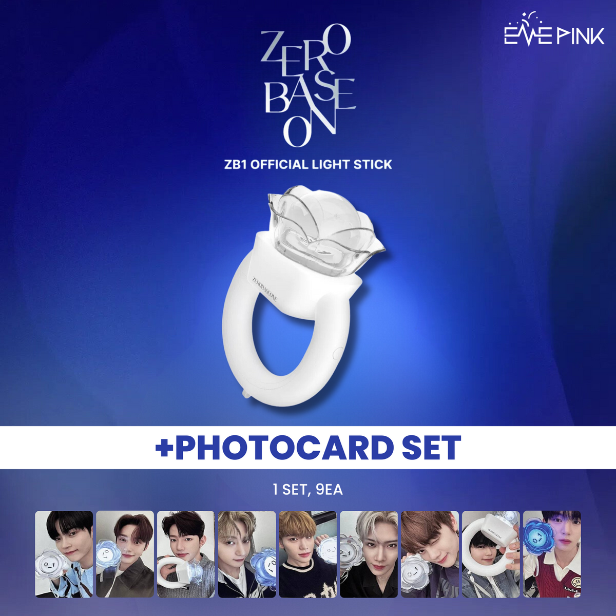 ZEROBASEONE ZB1 Official Light Stick + Photocard Set