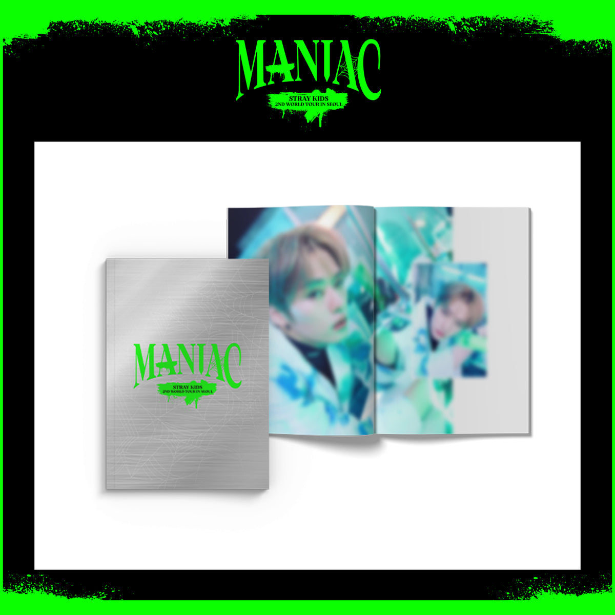 STRAY KIDS (스트레이키즈) - 2ND WORLD TOUR SKZ [MANIAC] IN SEOUL (PHOTOBOOK)