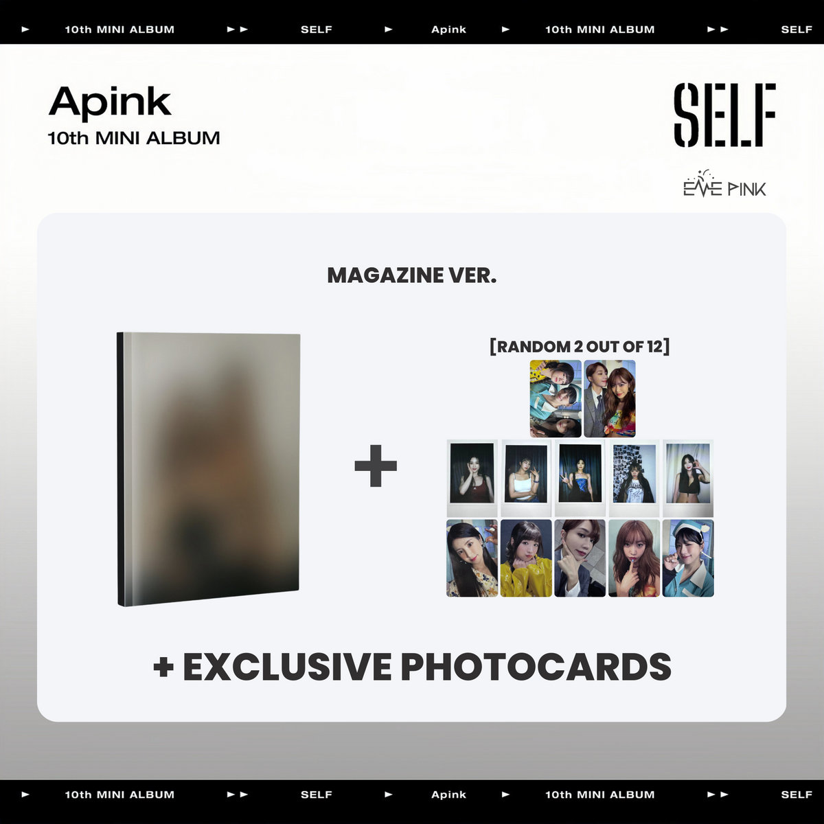 Apink (에이핑크) 10th Mini Album - [SELF] (April 2023 Magazine Ver.) (+ EX