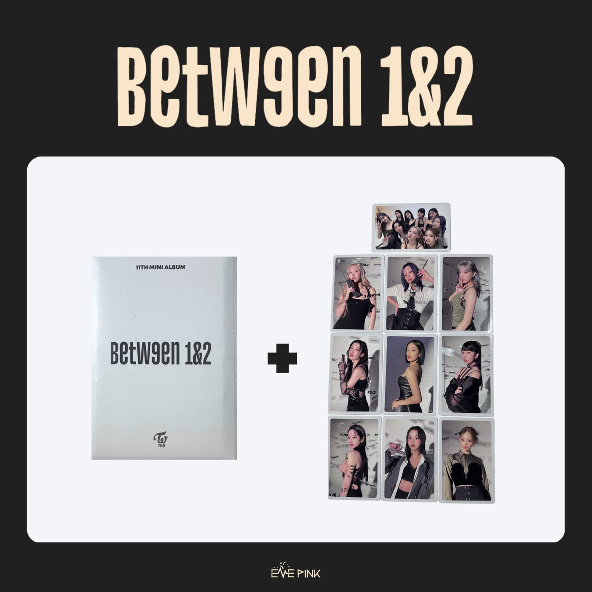 TWICE BETWEEN 1&2 11th Mini Album PATHFINDER CD+POSTER+Book+8  Card+Pre-Order+etc