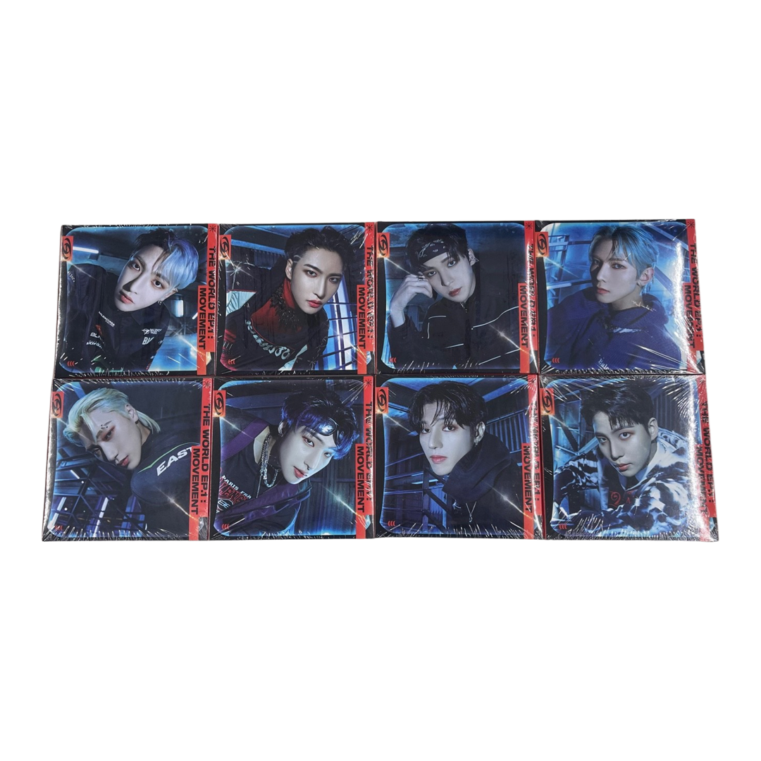 100pcs/set Kpop ATEEZ Stickers THE WORLD EP.1 MOVEMENT Photo Album