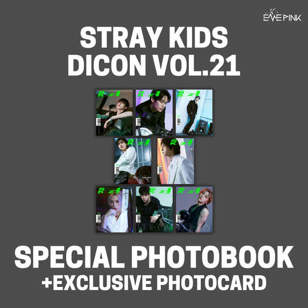 DICON VOLUME N°21 - [STRAY KIDS : A-Summer KraZy] (B TYPE +EXCLUSIVE PHOTOCARD)