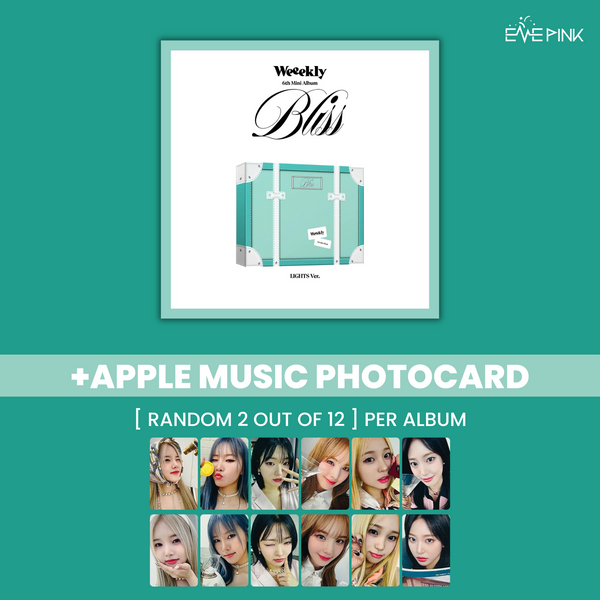 WEEEKLY (위클리) 6TH MINI ALBUM- [Bliss] (+SELFIE PHOTOCARD)