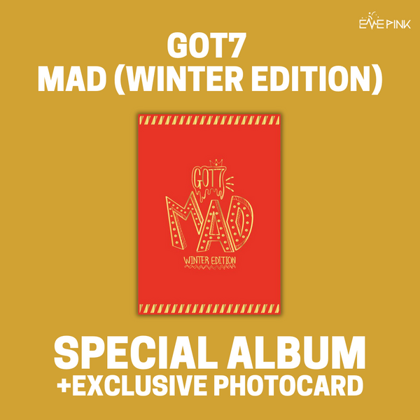 GOT7 (갓세븐) REPACK ALBUM - [MAD WINTER EDITION] (HAPPY VER. +EXCLUSIVE PHOTOCARD)