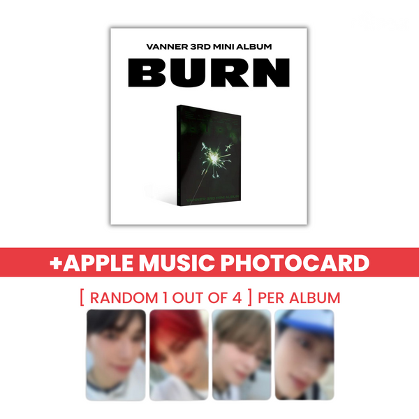 VANNER (배너) 3RD MINIALBUM - [BURN] (+EXCLUSIVE PHOTOCARD)