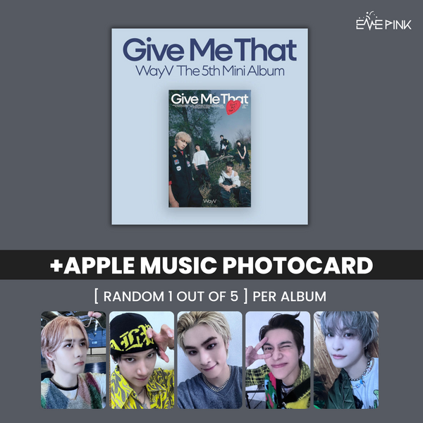 WAYV (웨이션브이) 5TH MINI ALBUM - [GIVE ME THAT] (PHOTOBOOK VER +EXCLUSIVE PHOTOCARD)