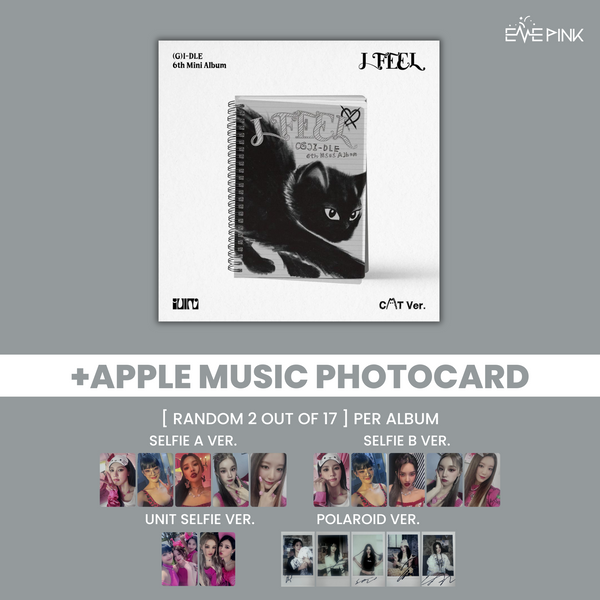 (G)I-DLE ((여자)아이들) 6TH MINI ALBUM - [I FEEL] (+ EXCLUSIVE PHOTOCARD)