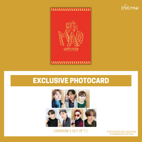 GOT7 (갓세븐) REPACK ALBUM - [MAD WINTER EDITION] (HAPPY VER. +EXCLUSIVE PHOTOCARD)