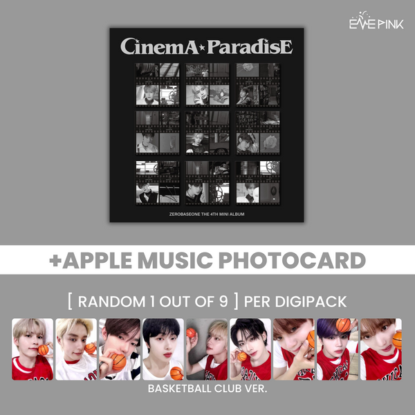 ZEROBASEONE (제로베이스원) 4TH MINI ALBUM - [CINEMA PARADISE] (DIGIPACK VER. +EXCLUSIVE PHOTOCARD)