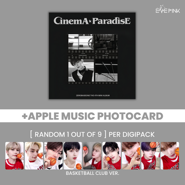 ZEROBASEONE (제로베이스원) 4TH MINI ALBUM - [CINEMA PARADISE] (DIGIPACK VER. +EXCLUSIVE PHOTOCARD)