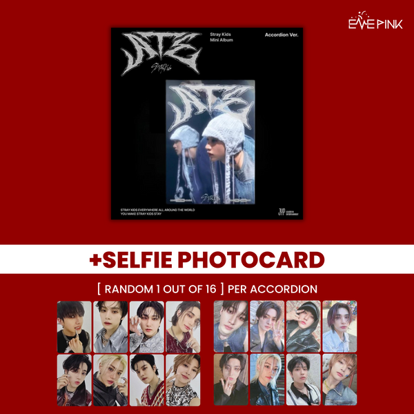 STRAY KIDS (스트레이키즈) ALBUM - [ATE] (ACCORDION VER.) (+SELFIE PHOTOCARD)