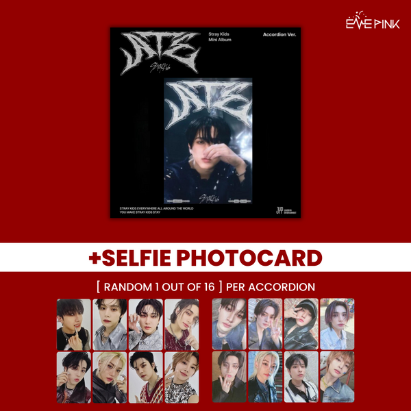 STRAY KIDS (스트레이키즈) ALBUM - [ATE] (ACCORDION VER.) (+SELFIE PHOTOCARD)