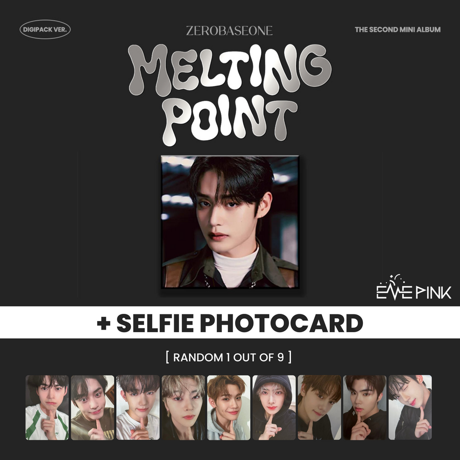 ZEROBASEONE (제로베이스원) 2ND MINI ALBUM - [MELTING POINT] (DIGIPACK VER.)  (+SELFIE PHOTOCARD)