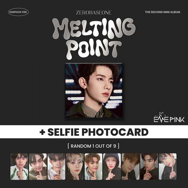 ZEROBASEONE (제로베이스원) 2ND MINI ALBUM - [MELTING POINT] (DIGIPACK VER.) (+SELFIE PHOTOCARD)