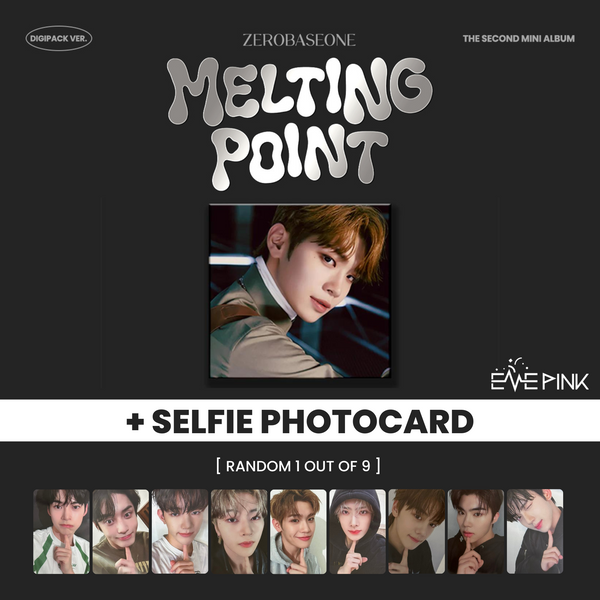 ZEROBASEONE (제로베이스원) 2ND MINI ALBUM - [MELTING POINT] (DIGIPACK VER.) (+SELFIE PHOTOCARD)