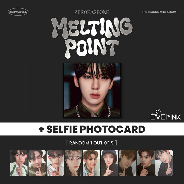 ZEROBASEONE (제로베이스원) 2ND MINI ALBUM - [MELTING POINT] (DIGIPACK VER.) (+SELFIE PHOTOCARD)