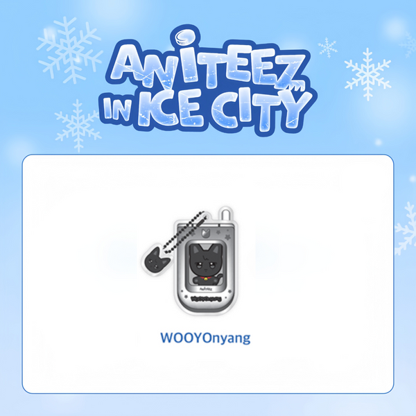 [PRE-ORDER] ANITEEZ IN ICE CITY OFFICIAL 2ND MD - [PHONE KEYRING]