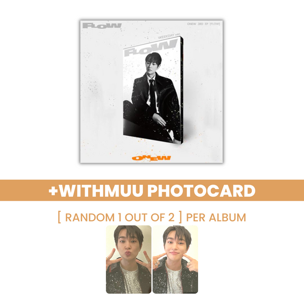 ONEW (온유) 3RD MINI ALBUM - [FLOW] (+EXCLUSIVE PHOTOCARD)