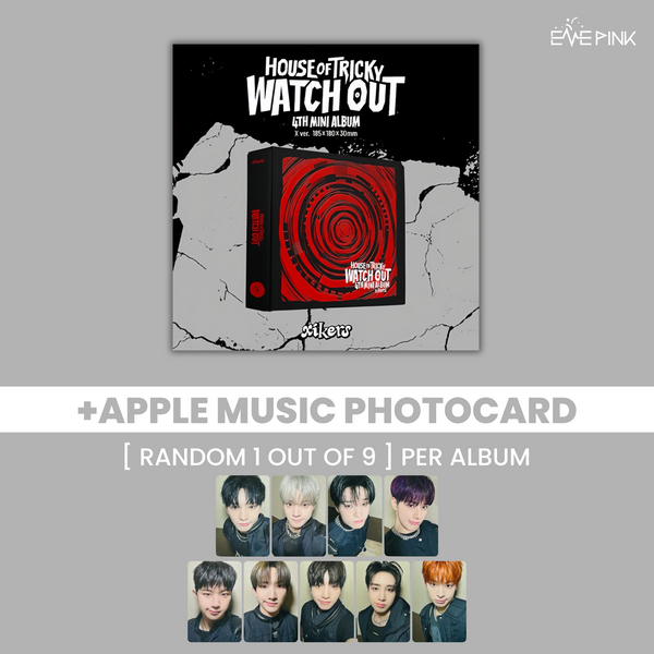 [PRE-ORDER] XIKERS (싸이커스) 4TH MINI ALBUM - [HOUSE OF TRICKY: WATCH OUT] (+EXCLUSIVE PHOTOCARD)