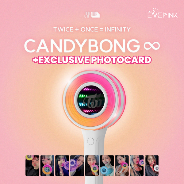 TWICE (트와이스) OFFICIAL LIGHT STICK - [CANDY BONG INFINITY ∞ + POB]