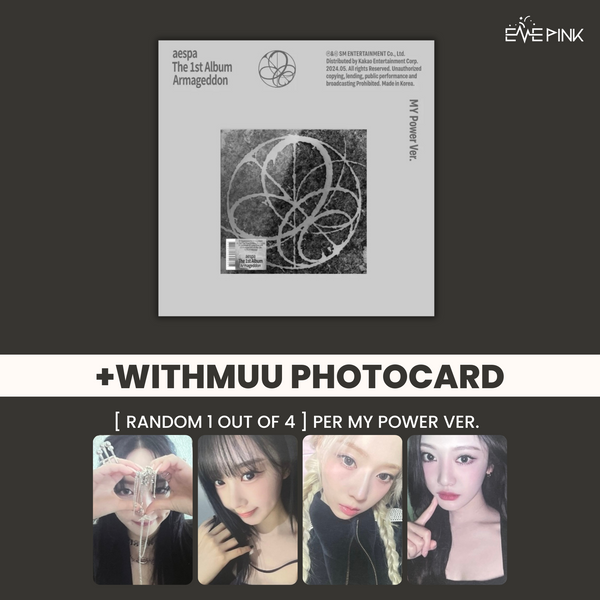 aespa (에스파) 1ST ALBUM - [ARMAGEDDON] (MY POWER VER. +SELFIE PHOTOCARD)