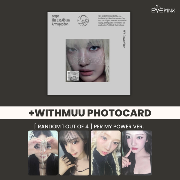 aespa (에스파) 1ST ALBUM - [ARMAGEDDON] (MY POWER VER. +SELFIE PHOTOCARD)