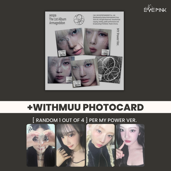 aespa (에스파) 1ST ALBUM - [ARMAGEDDON] (MY POWER VER. +SELFIE PHOTOCARD)