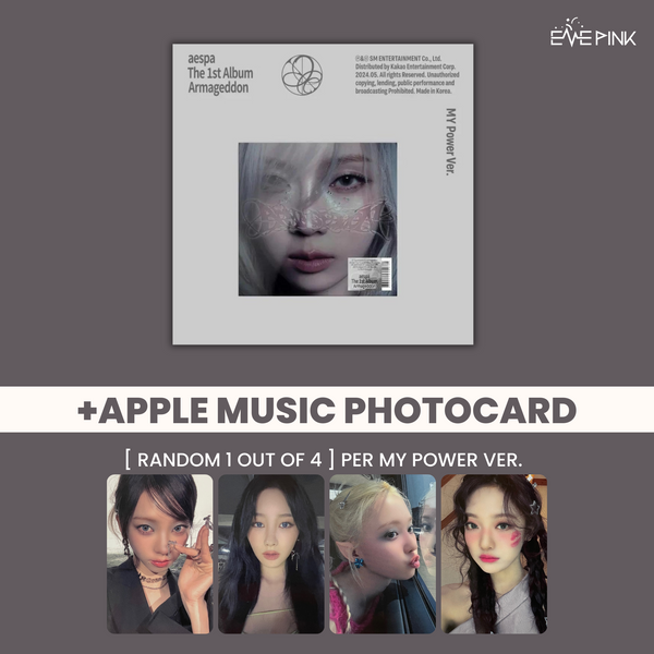 aespa (에스파) 1ST ALBUM - [ARMAGEDDON] (MY POWER VER. +EXCLUSIVE PHOTOCARD)