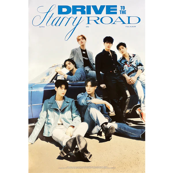 ASTRO - DRIVE TO THE STARRY ROAD (DRIVE VER) OFFICIAL POSTER