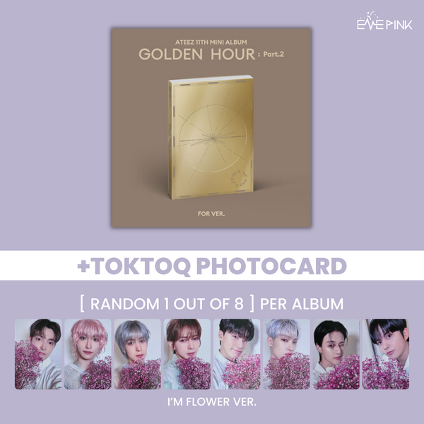 (KOR VER.) ATEEZ (에이티즈) 11TH MINI ALBUM - [GOLDEN HOUR : PART.2] (+EXCLUSIVE PHOTOCARD)