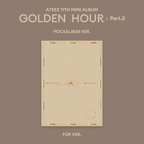 (KOR VER.) ATEEZ (에이티즈) 11TH MINI ALBUM - [GOLDEN HOUR : PART.2] (POCAALBUM VER.)