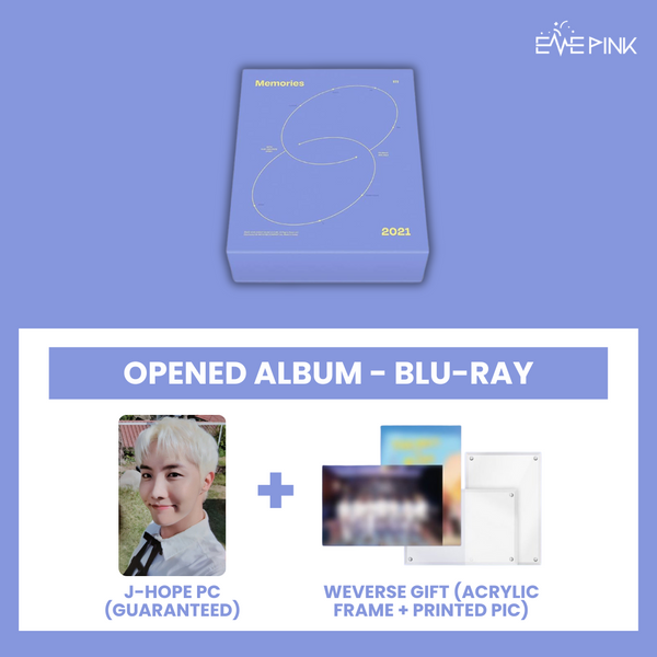 BTS (방탄소년단) - [MEMORIES OF 2021] (Blu-ray Ver.+ WEVERSE GIFT : OPENED ALBUM)