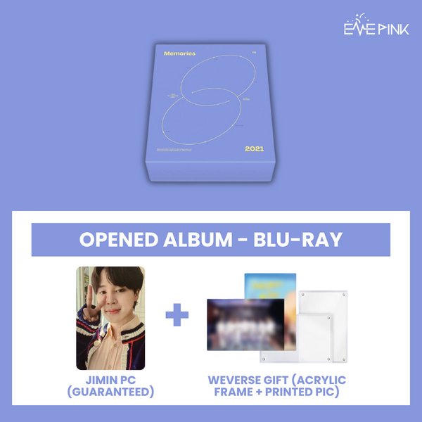 BTS (방탄소년단) - [MEMORIES OF 2021] (Blu-ray Ver.+ WEVERSE GIFT : OPENED ALBUM)