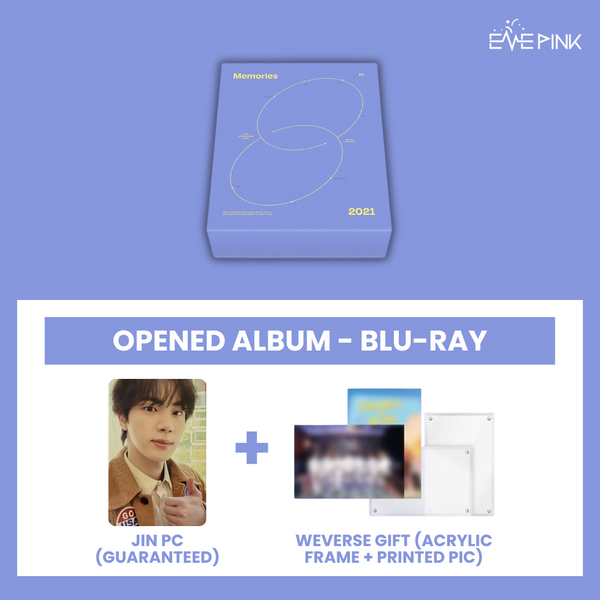 BTS (방탄소년단) - [MEMORIES OF 2021] (Blu-ray Ver.+ WEVERSE GIFT : OPENED ALBUM)