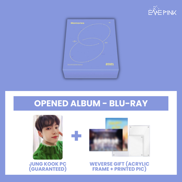 BTS (방탄소년단) - [MEMORIES OF 2021] (Blu-ray Ver.+ WEVERSE GIFT : OPENED ALBUM)