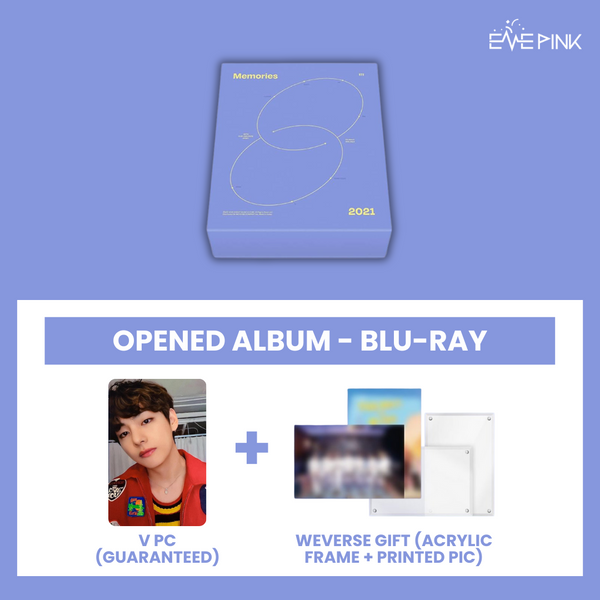 BTS (방탄소년단) - [MEMORIES OF 2021] (Blu-ray Ver.+ WEVERSE GIFT : OPENED ALBUM)