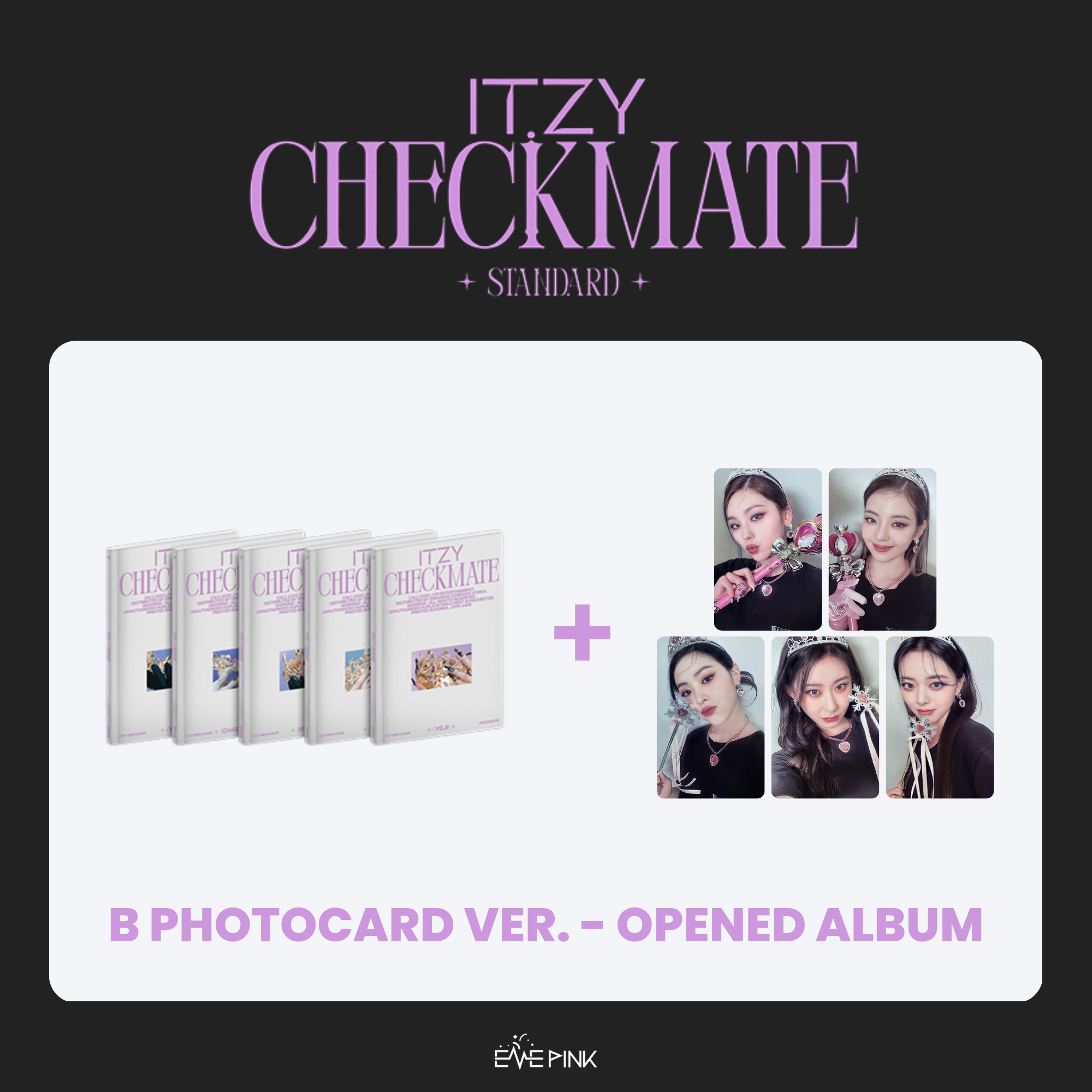 ITZY (있지) ALBUM - [CHECKMATE] (STANDARD EDITION : OPENED ALBUM