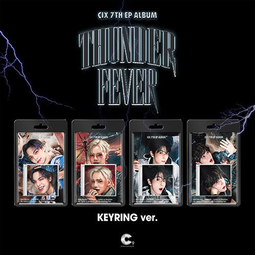 [PRE-ORDER] CIX (씨아이엑스) 7TH EP Album - [THUNDER FEVER] (Keyring Album VER.)