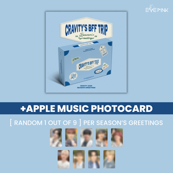 [PRE-ORDER] CRAVITY (크래비티) - 2025 SEASON'S GREETINGS [CRAVITY BFF TRIP] (+EXCLUSIVE PHOTOCARD)