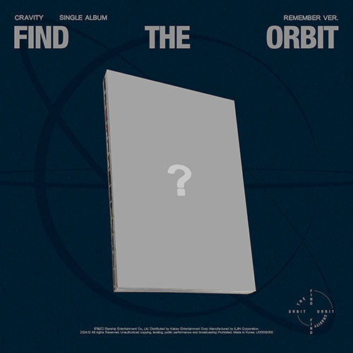 [PRE-ORDER] CRAVITY (크래비티) SINGLE ALBUM - [FIND THE ORBIT] (스페셜반 REMEMBER ver.)