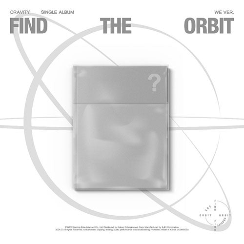 [PRE-ORDER] CRAVITY (크래비티) SINGLE ALBUM - [FIND THE ORBIT] (WE ver.)