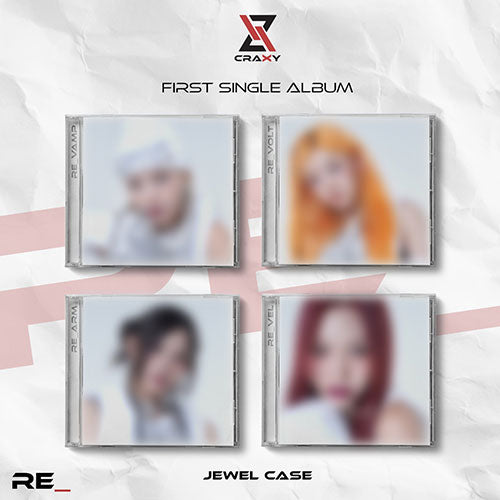 CRAXY (크랙시) 1ST SINGLE ALBUM- [RE_] (JEWEL CASE VER.)