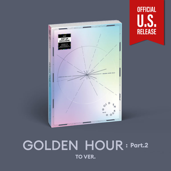 (U.S. VER.) ATEEZ (에이티즈) 11TH MINI ALBUM - [GOLDEN HOUR : PART.2] (PHOTOBOOK VER. + POP-UP EXCLUSIVE PHOTOCARD)