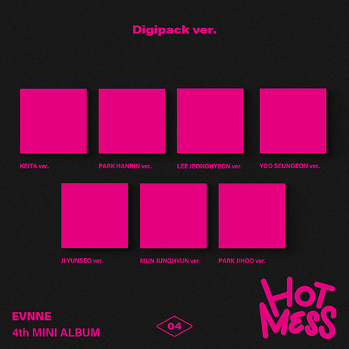 [PRE-ORDER] EVNNE (이븐) 4TH MINI ALBUM - [HOT MESS] (Digipack Ver.)