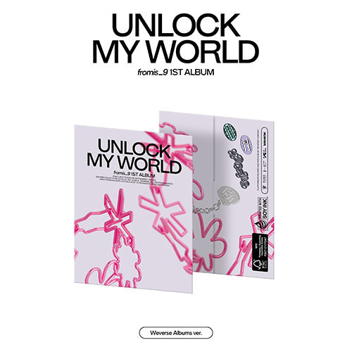 fromis_9 (프로미스나인) - 1ST ALBUM [Unlock My World] (Weverse Albums ver.)